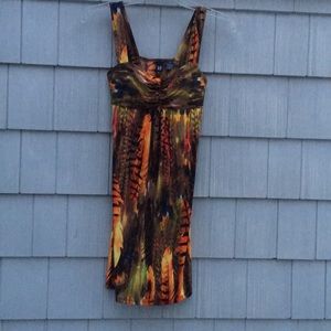 Warm color Mini Dress